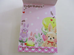 Cute Kawaii Q-Lia Sugar Rabbit Mini Notepad / Memo Pad - Stationery Designer Paper Collection