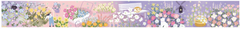 Cute Kawaii BGM Washi / Masking Deco Tape - Beautiful Spring Flower Garden - for Scrapbooking Journal Planner Craft