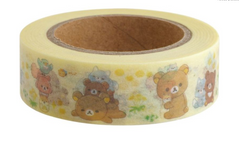 Cute Kawaii San-X Rilakkuma Washi / Masking Deco Tape - L - for Scrapbooking Journal Planner Craft