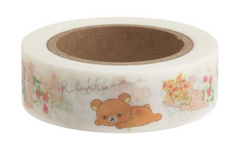 Cute Kawaii San-X Rilakkuma Washi / Masking Deco Tape - I - for Scrapbooking Journal Planner Craft