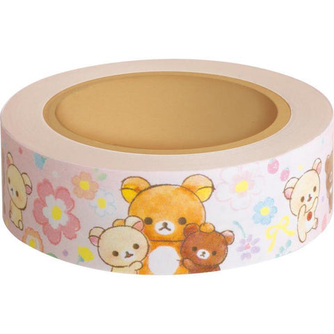 Cute Kawaii San-X Rilakkuma Washi / Masking Deco Tape - C - for Scrapbooking Journal Planner Craft