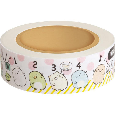 Cute Kawaii San-X Sumikko Gurashi Washi / Masking Deco Tape - C - for Scrapbooking Journal Planner Craft