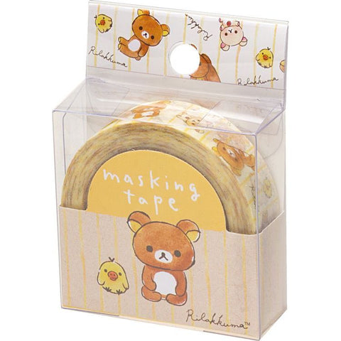 Cute Kawaii San-X Rilakkuma Washi / Masking Deco Tape - D - for Scrapbooking Journal Planner Craft