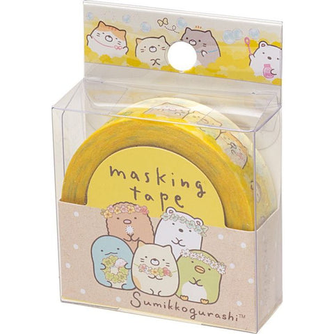 Cute Kawaii San-X Sumikko Gurashi Washi / Masking Deco Tape - D - for Scrapbooking Journal Planner Craft