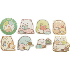 Cute Kawaii San-X Sumikko Gurashi Flake Stickers Sack - Drink - Collectible for Journal Agenda Planner Craft Scrapbook