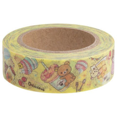 Cute Kawaii San-X Rilakkuma Washi / Masking Deco Tape - E - for Scrapbooking Journal Planner Craft