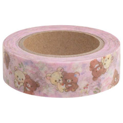 Cute Kawaii San-X Rilakkuma Washi / Masking Deco Tape - F - for Scrapbooking Journal Planner Craft