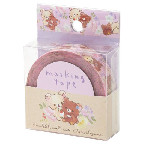 Cute Kawaii San-X Rilakkuma Washi / Masking Deco Tape - F - for Scrapbooking Journal Planner Craft